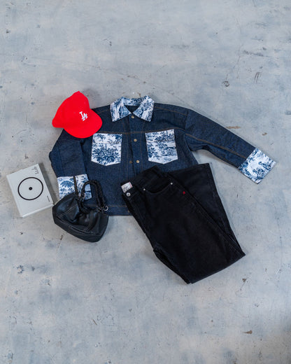 Raw Denim with Toile Jacket