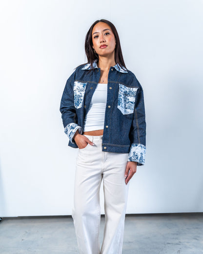 Raw Denim with Toile Jacket