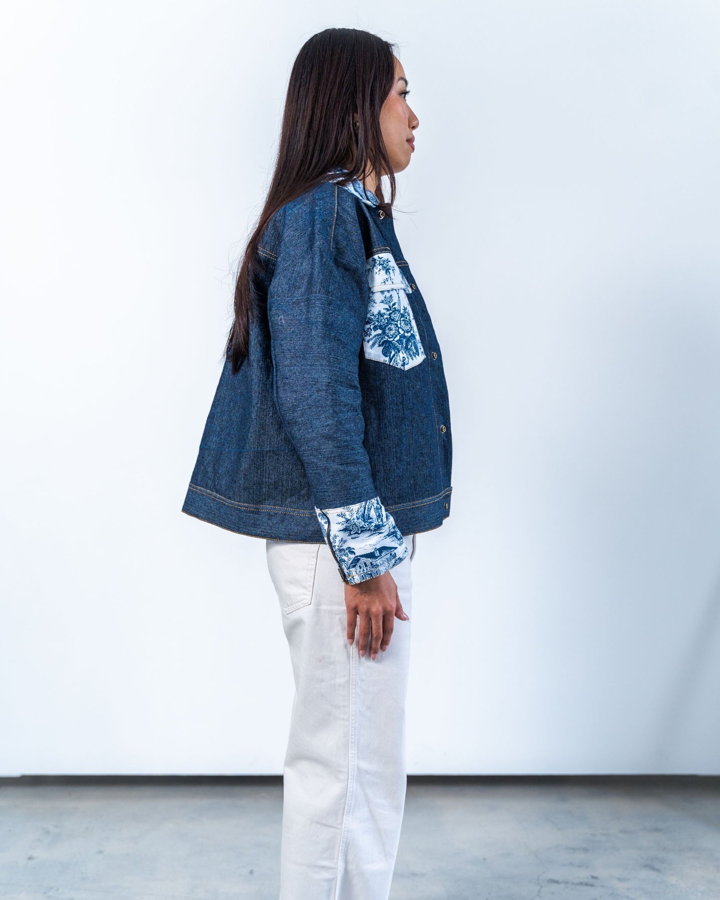 Raw Denim with Toile Jacket