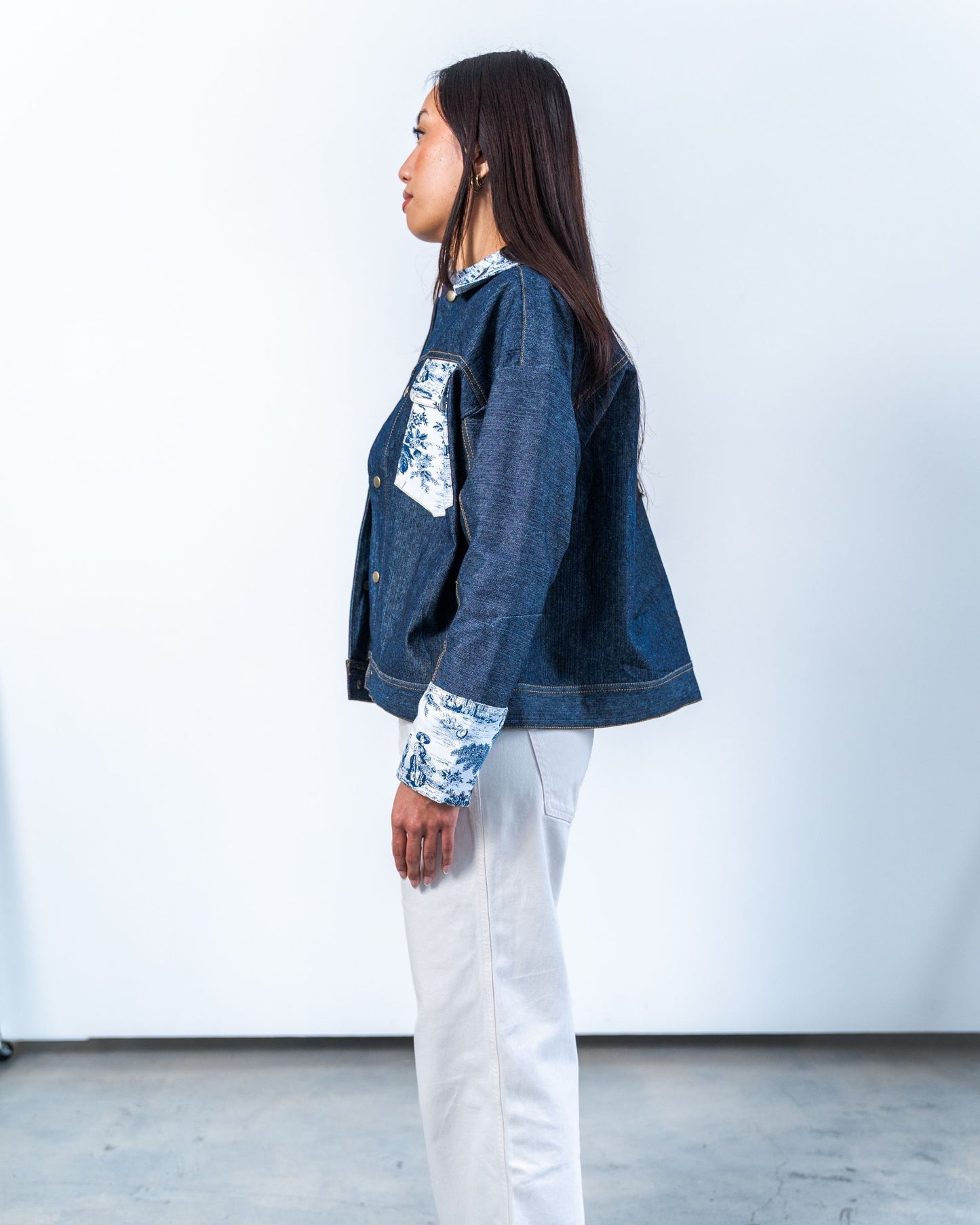Raw Denim with Toile Jacket