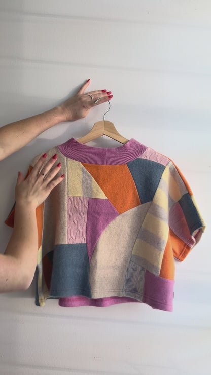 Creamsicles Cashmere Tee - Upcycled 100% Cashmere