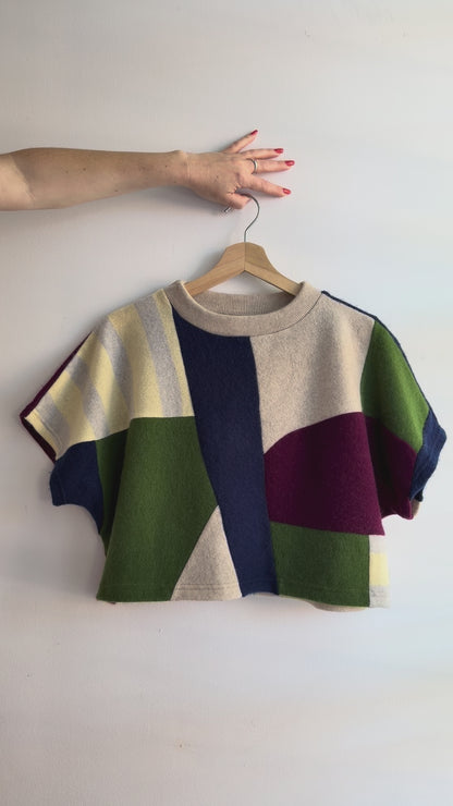 Playground Cashmere Sleeveless Tee - Upcycled 100% Cashmere